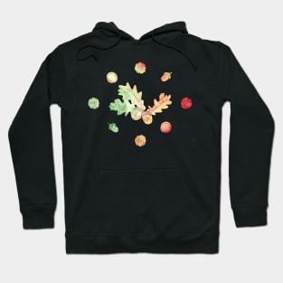 Watercolor Acorns Hoodie